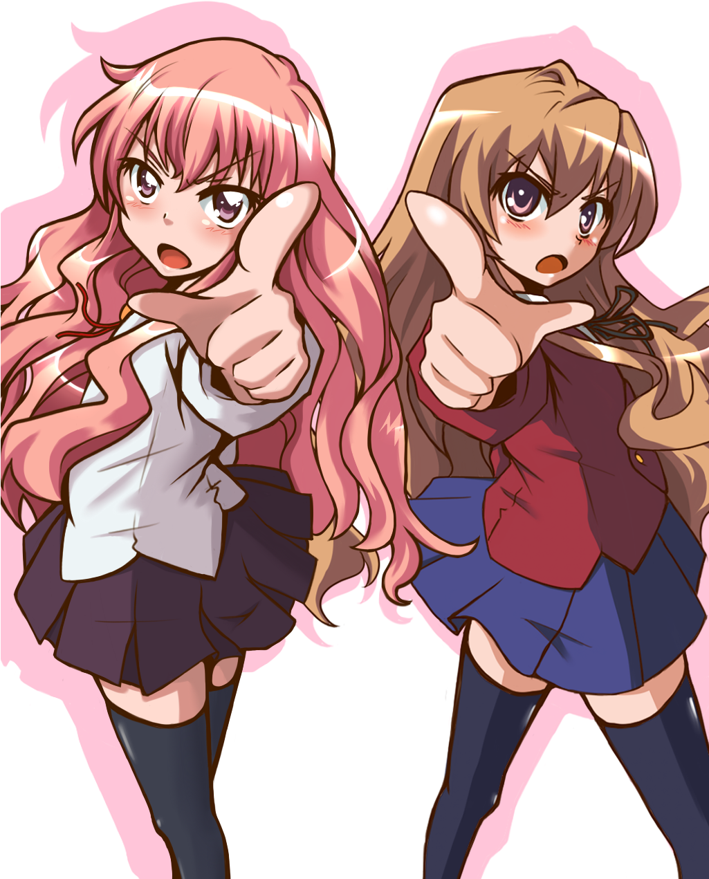 Original) Loading Aisaka Taiga - Taiga Aisaka Y Louise (1024x1280), Png Download