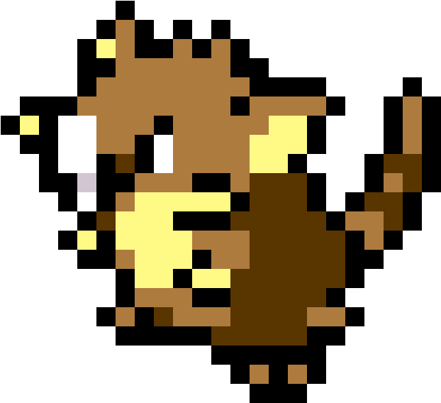 Raticate - Raticate Pixel Art (1161x1107), Png Download