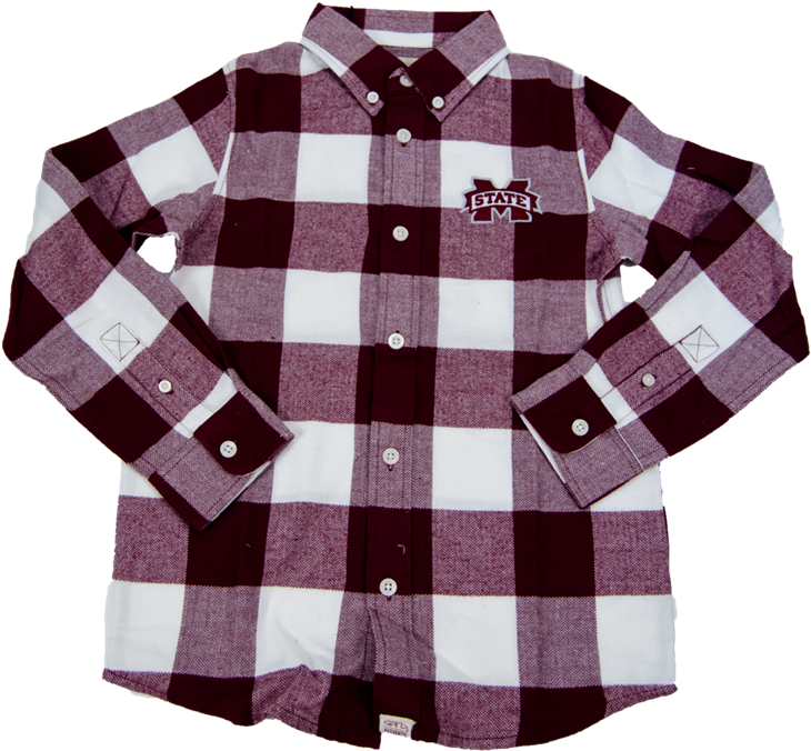 Youth Nicholas Flannel Banner M Long Sleeve Button - Yellow And Blue Check Print (800x800), Png Download