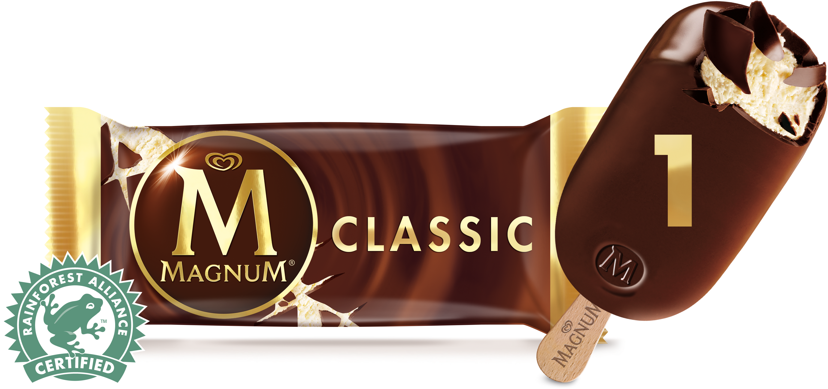 Magnum Classic - Magnum Ice Cream Almond (4134x4134), Png Download