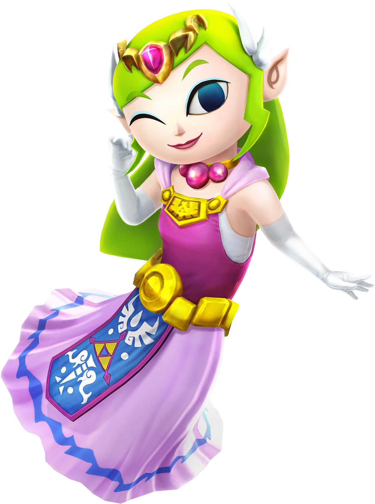 Toon Zelda - Legend Of Zelda Spirit Tracks Zelda (1610x1610), Png Download