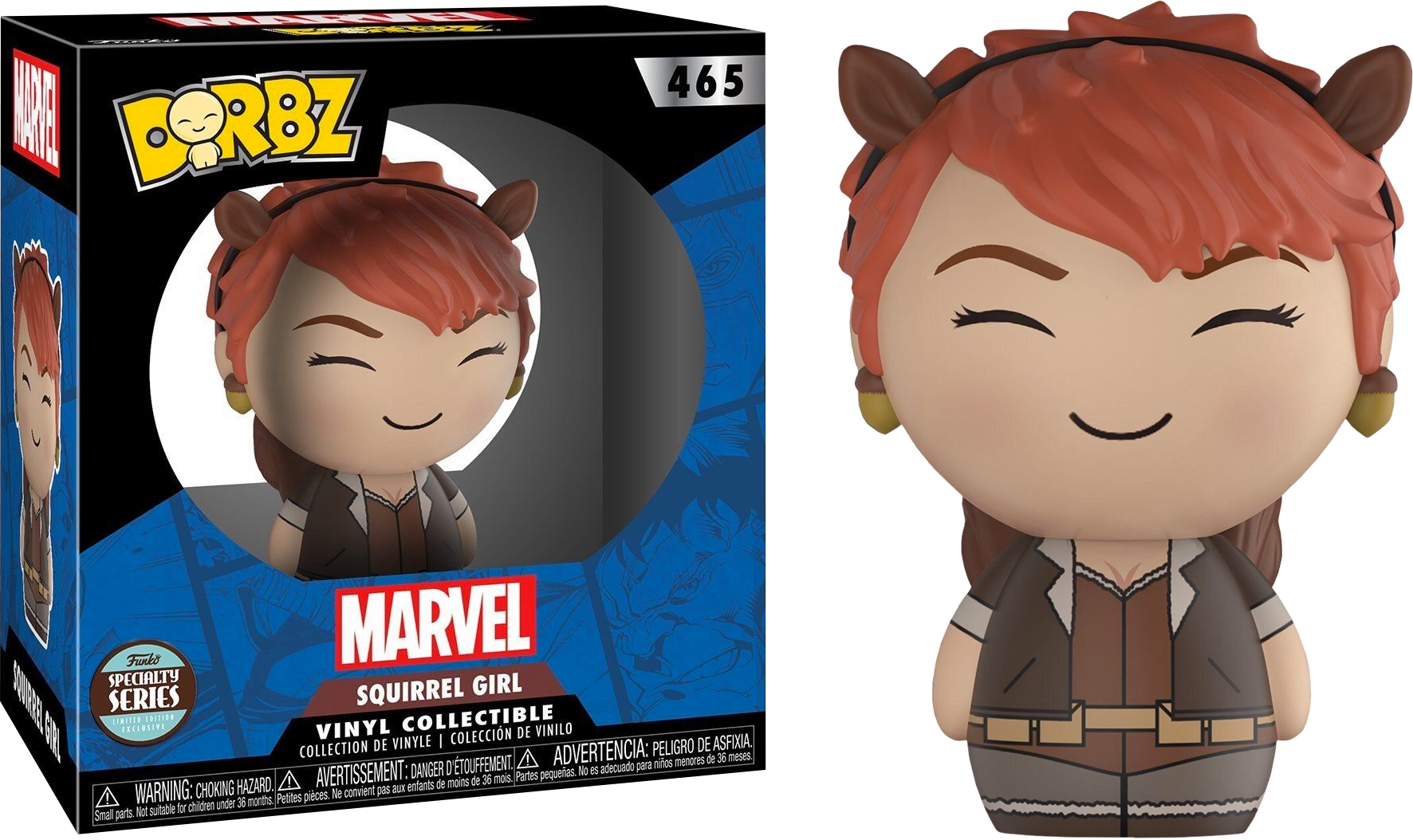 Squirrel Girl Dorbz Vinyl Figure - Nycc Comic Con Exclusives 2018 (1772x1054), Png Download