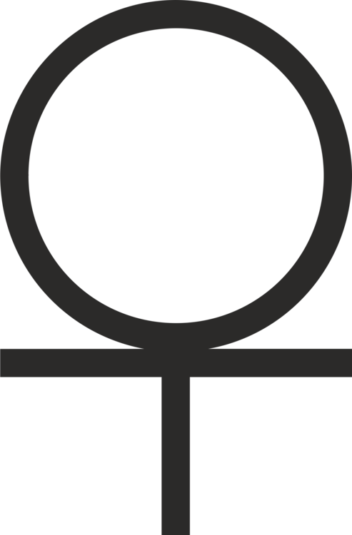Ankh Sun Cross Symbol Christian Cross - Circle On Cross (493x750), Png Download