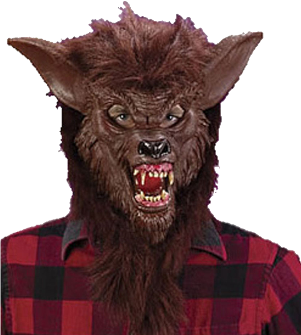 Werewolf Mask (591x667), Png Download