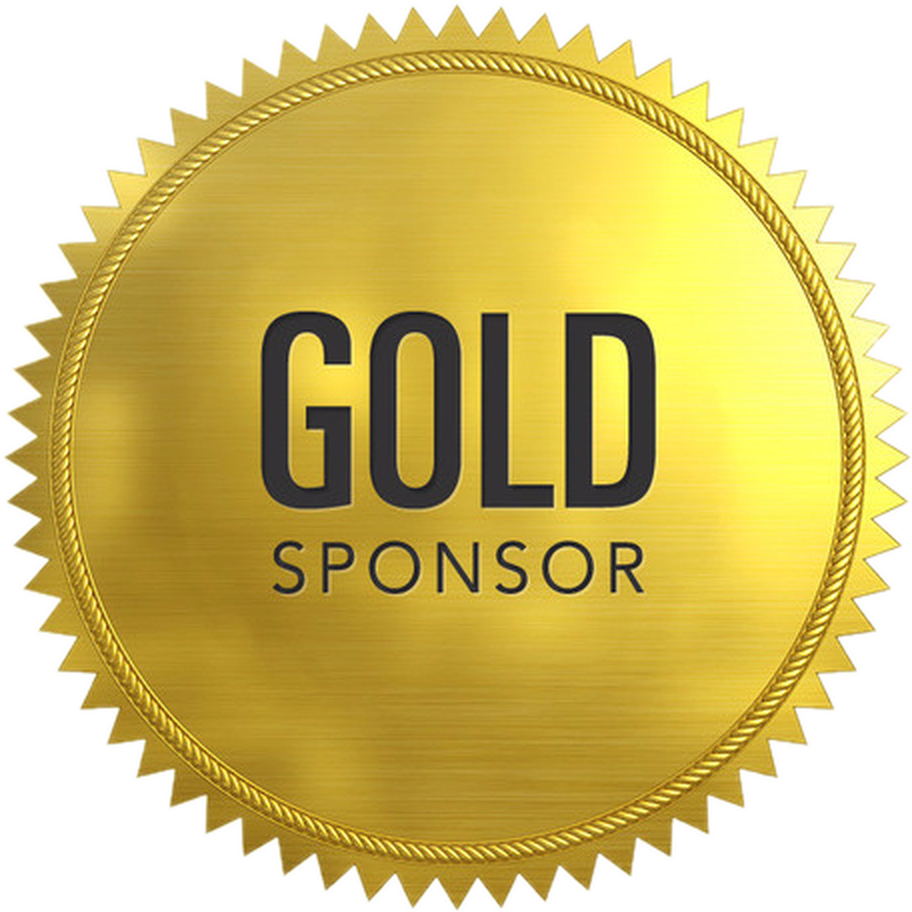 Gold Sponsorship Logo (1292x1292), Png Download