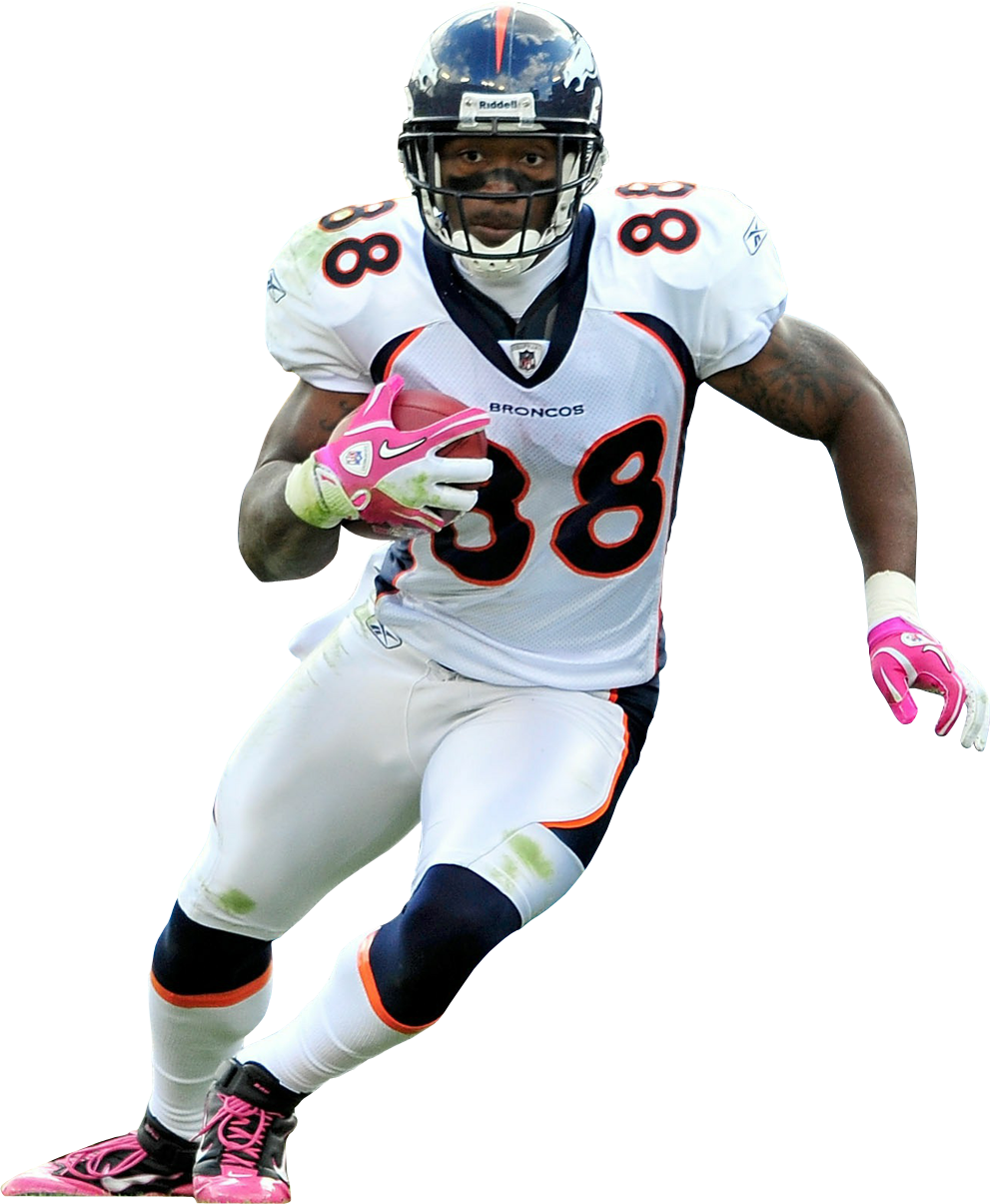 Alumni - Denver Broncos - - Demaryius Thomas Broncos (991x1205), Png Download