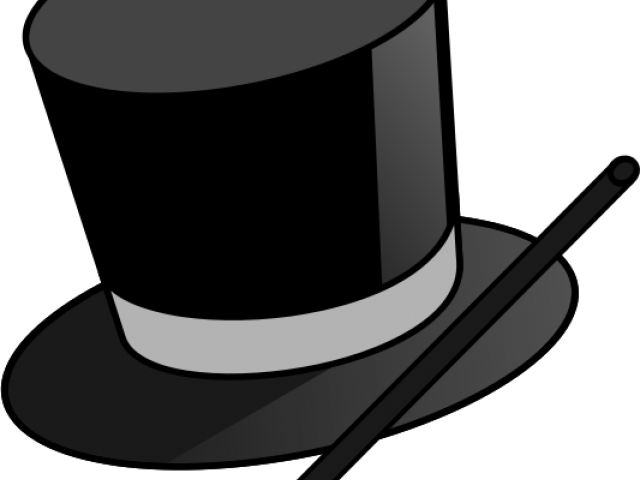 Magician Clipart Cap - Clip Art Magician Hat (640x480), Png Download