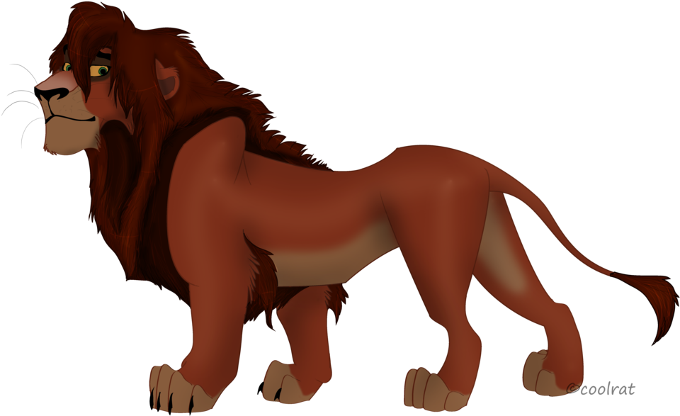 Male Lion - Lion King Male Lion (1024x591), Png Download