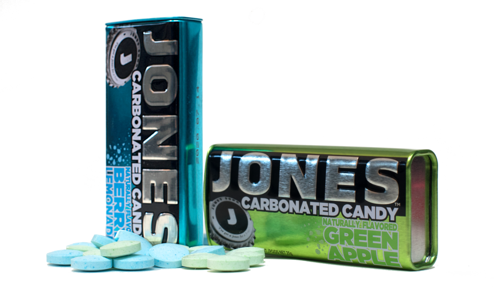 Jones Tins And Tablets - Mint (1000x582), Png Download