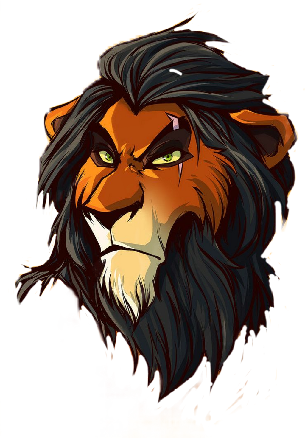 Report Abuse - Lion King Scar Mask (1024x1470), Png Download