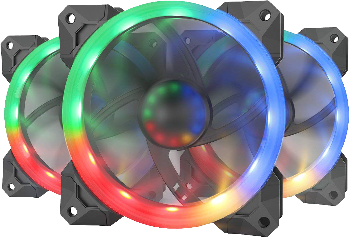 Redragon Gc-f008 Computer Case 120mm Pc Cooling Fan, - Redragon Gc F007 (1200x1200), Png Download