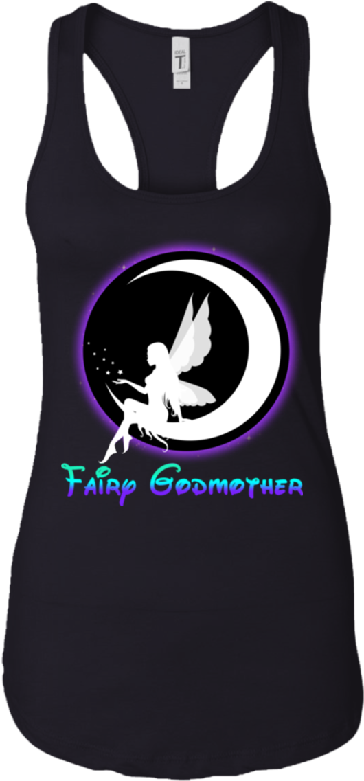 Fairy Godmother Ladies Racerback Tank - Shirt (1155x1155), Png Download
