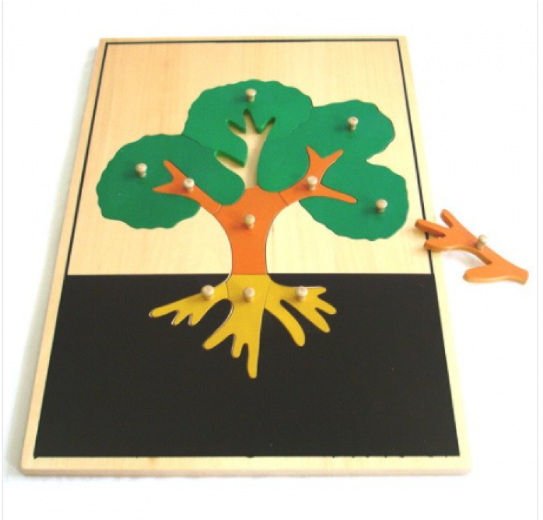 Large Tree Puzzle - Creative Arts (765x937), Png Download