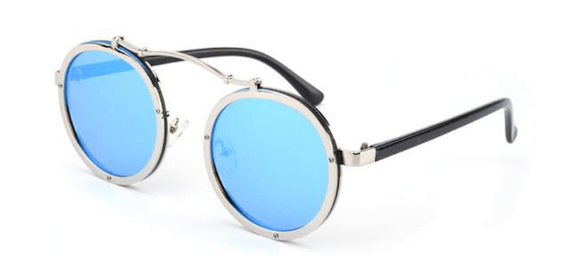 Buy Steampunk Bolt Frame Round Sunglasses Online - Sunglasses (800x800), Png Download
