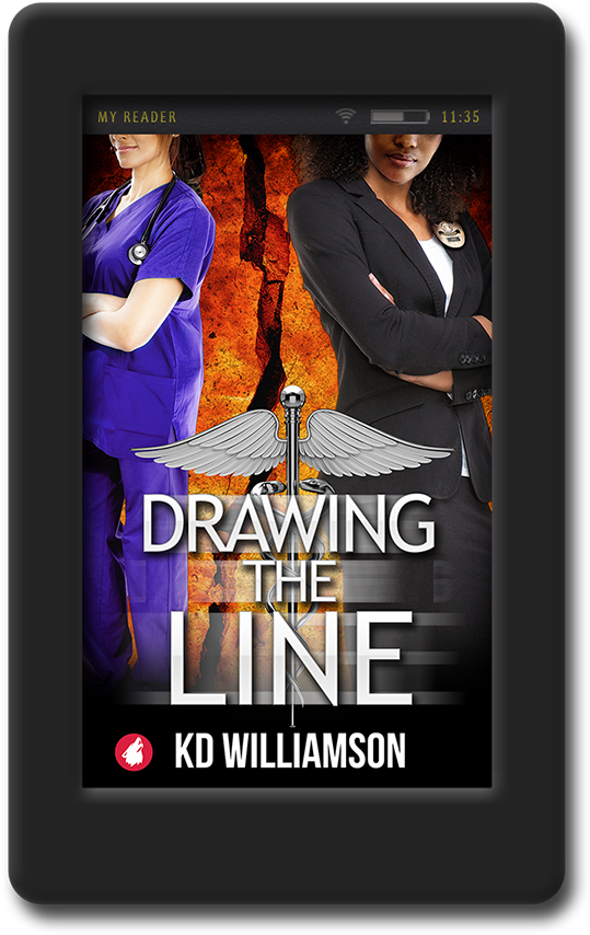 Drawing The Line By Kd Williamson - Drawing The Line (600x900), Png Download