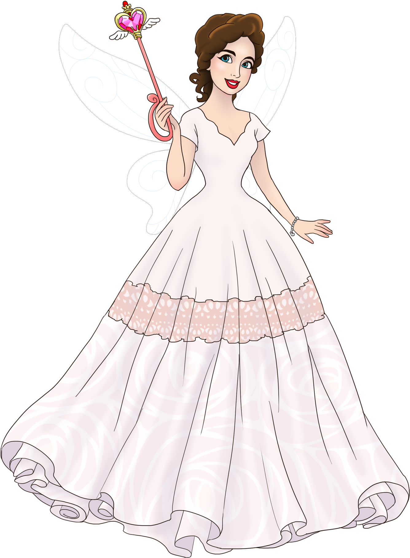 Fairy Godmother Design - Fairy (1500x2122), Png Download
