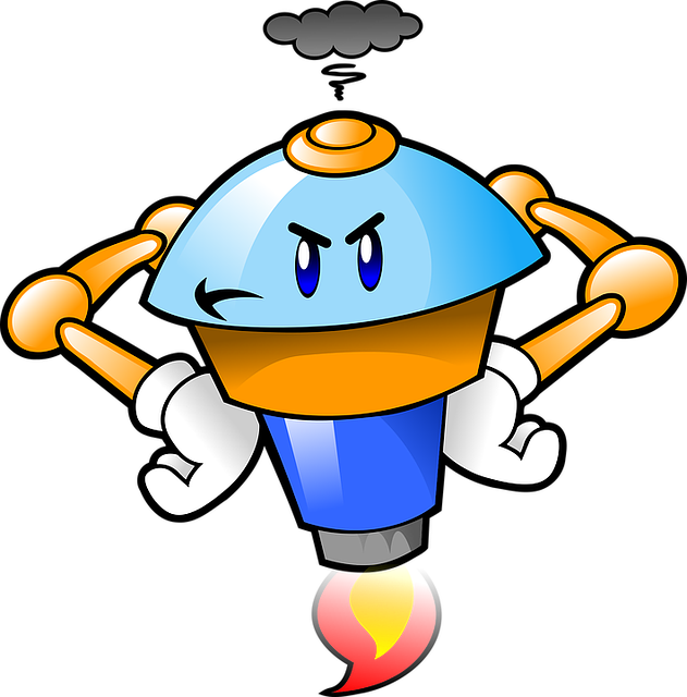 Angry-1300616 - Angry Robot (631x640), Png Download
