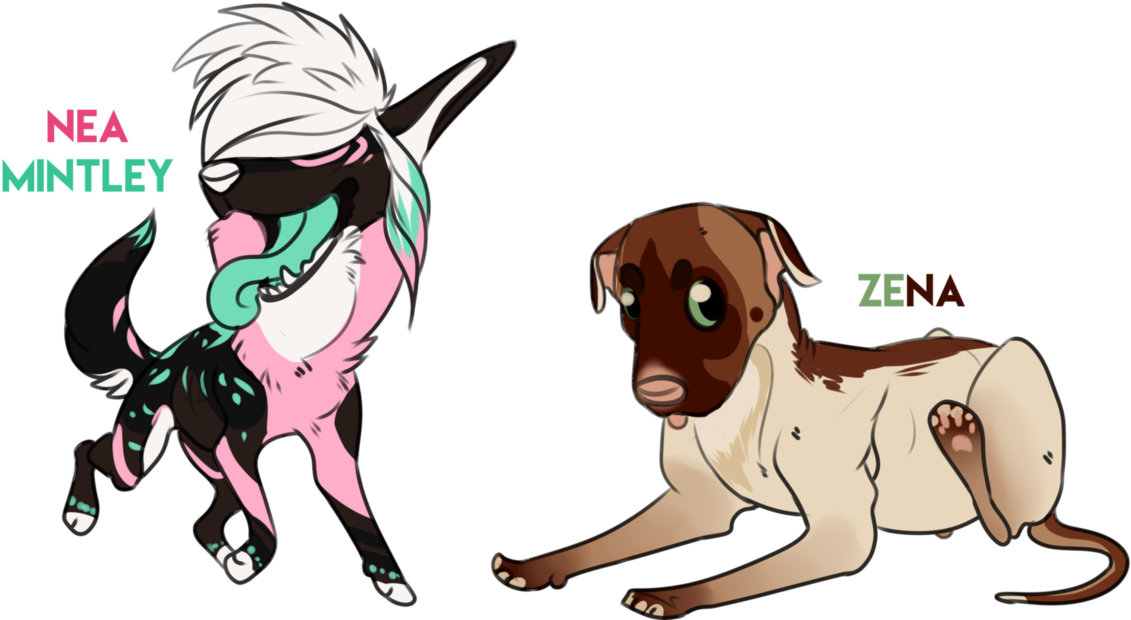 Cotton Candy Surprise And Mint Chocolate By Sucioperro - Cartoon (1131x620), Png Download