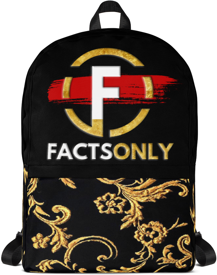 Facts Only Backpack - Bag School Unicorn Galaxy (1000x1000), Png Download