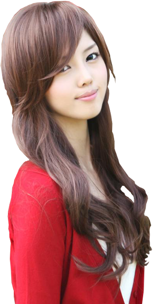 Female Ulzzang Pngs - Pony Ulzzang (634x707), Png Download