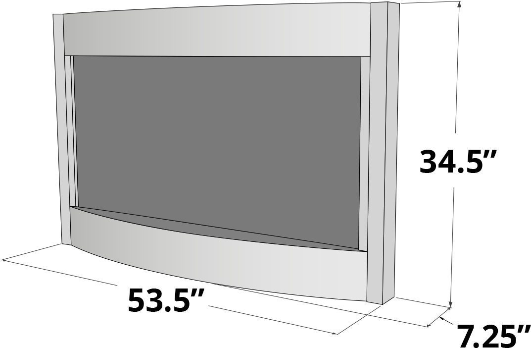 Line Drawing - Calming Waters - Led-backlit Lcd Display (1148x886), Png Download