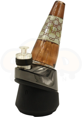 Gucci Pattern Tan Puffco Peak Glass Attachment From - Mobile Phone (700x700), Png Download