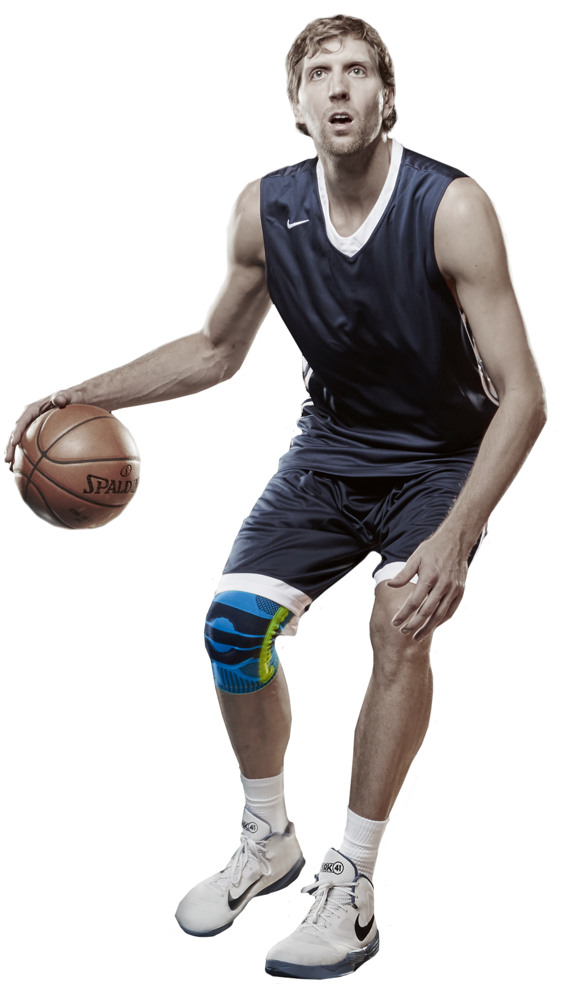 Dirk Nowitzki, Basketballstar, Nba Mvp Und Weltweiter - Kniebandage Basketball (1190x2038), Png Download