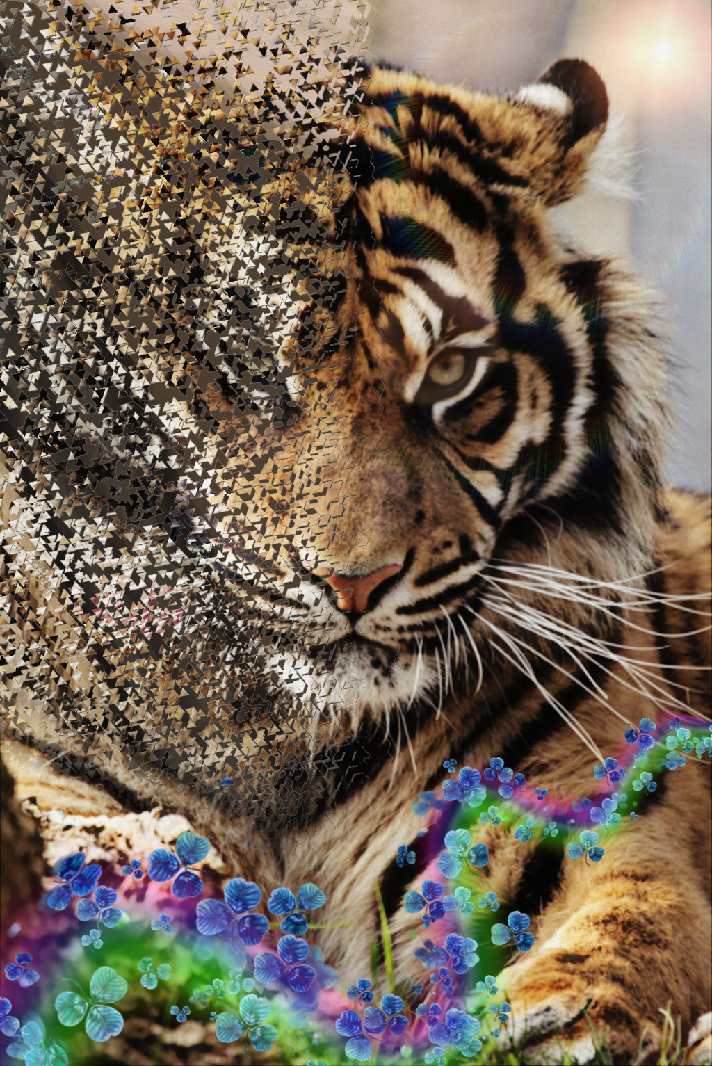 Tiger Image - Good Afternoon Images By Animals (1024x1533), Png Download