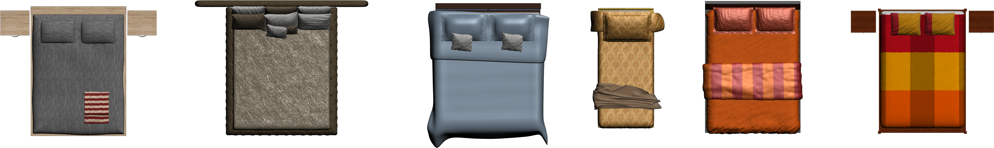 Camas - Png Camas (4300x1042), Png Download