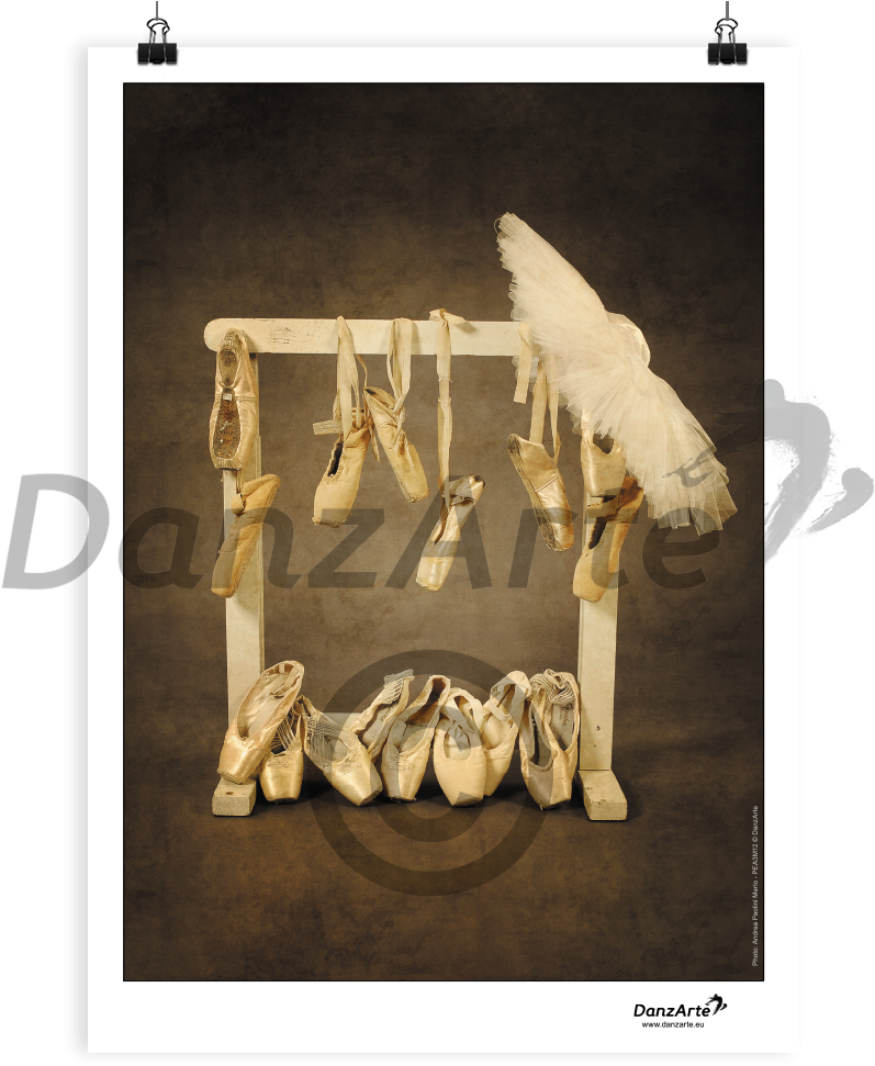About Posters A3 - Pointe Shoe (1000x1000), Png Download