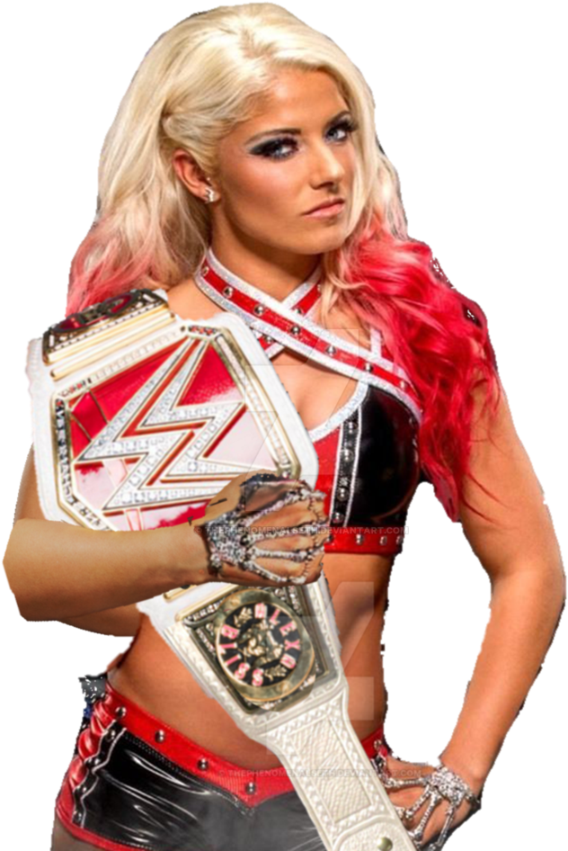 #rawisbliss Hashtag On Twitter - Raw Women's Champion Alexa Bliss (834x958), Png Download