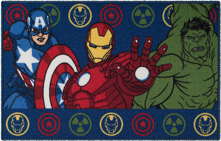 Bajada De Cama Avengers Icons - Captain America (800x600), Png Download