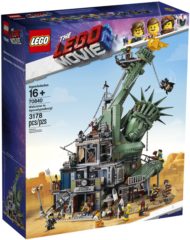 Lego 70840 The Lego Movie 2 Welcome To Apocalypseburg - Lego Movie 2 Apocalypseburg (800x800), Png Download