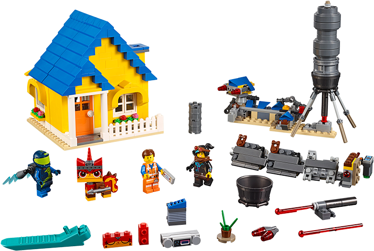 Lego 70831 The Lego Movie 2 Emmet's Dream House/rescue - Lego Movie 2 Sets Release Date (800x600), Png Download