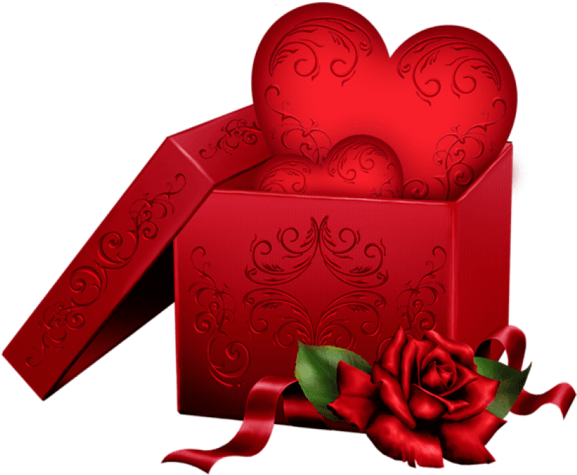Free Png Download Transparent Gift Box With Heart And - Gif Dia Internacional Da Mulher (850x719), Png Download