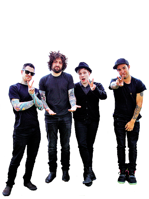 Transparent Fall Out Boy - Fall Out Boy Full Band (500x722), Png Download