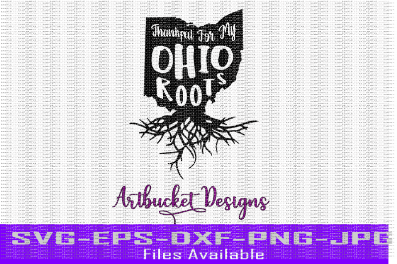 Free Ohio Roots Cutfile Crafter File - Poster (800x532), Png Download