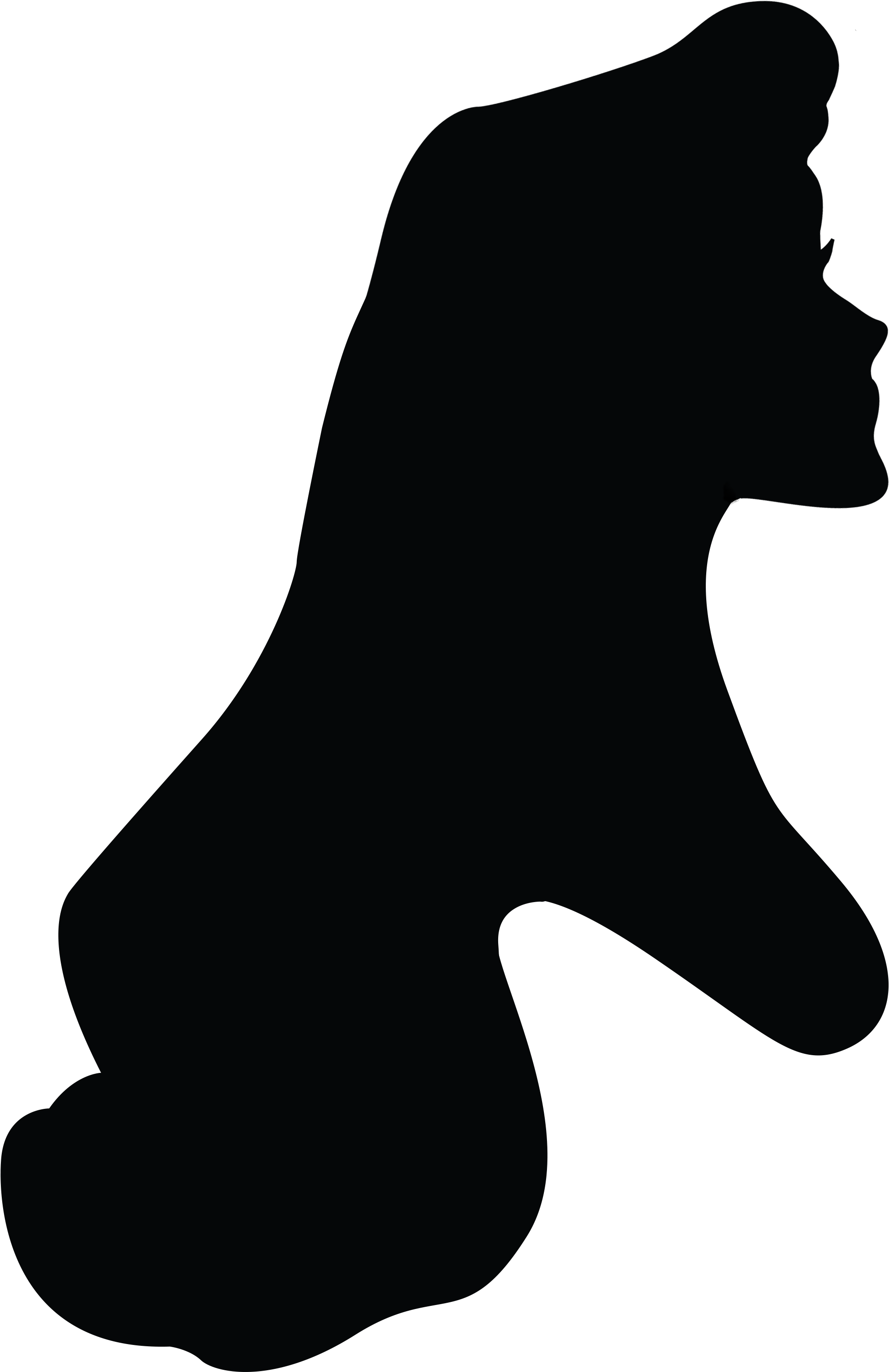 Nose Black M Clip Art Transprent And - Silhouette Sleeping Beauty Clipart (2550x3300), Png Download