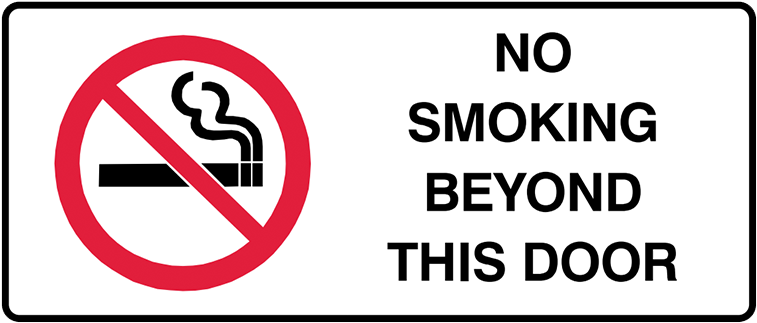 Brady Prohibition Sign - Smoking Signs To Print (800x800), Png Download