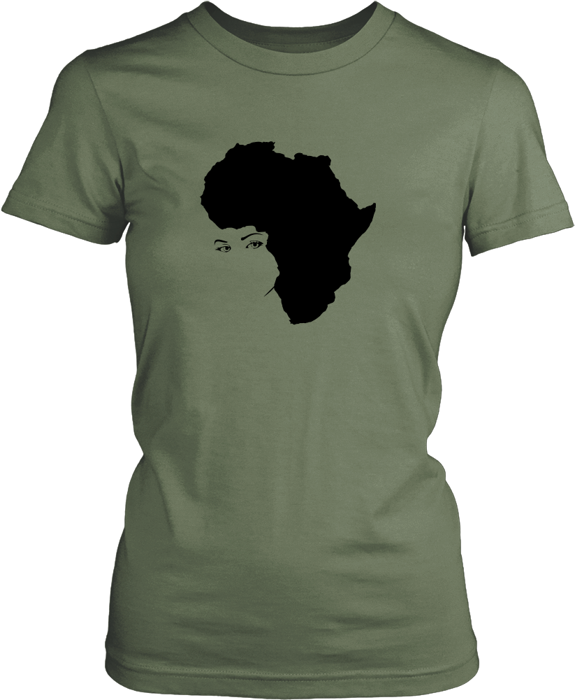 Mother Africa Women's T-shirt - T-shirt (1000x1000), Png Download