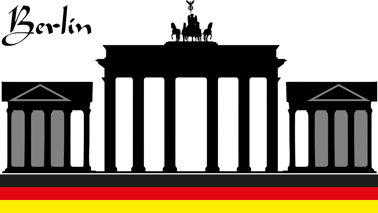 Brandenburg Gate Berlin Capital - Brandenburg Gate (1280x722), Png Download