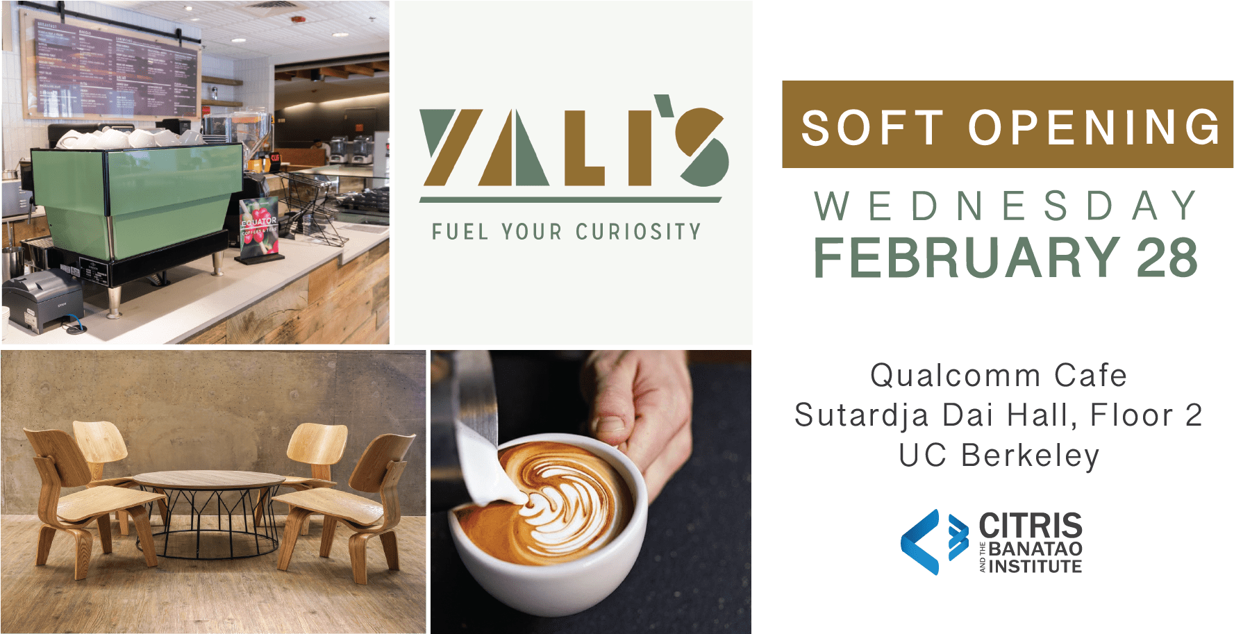 Yali's Opens In Qualcomm Cafe At Citris Headquarters - Cebrotonin (1833x912), Png Download