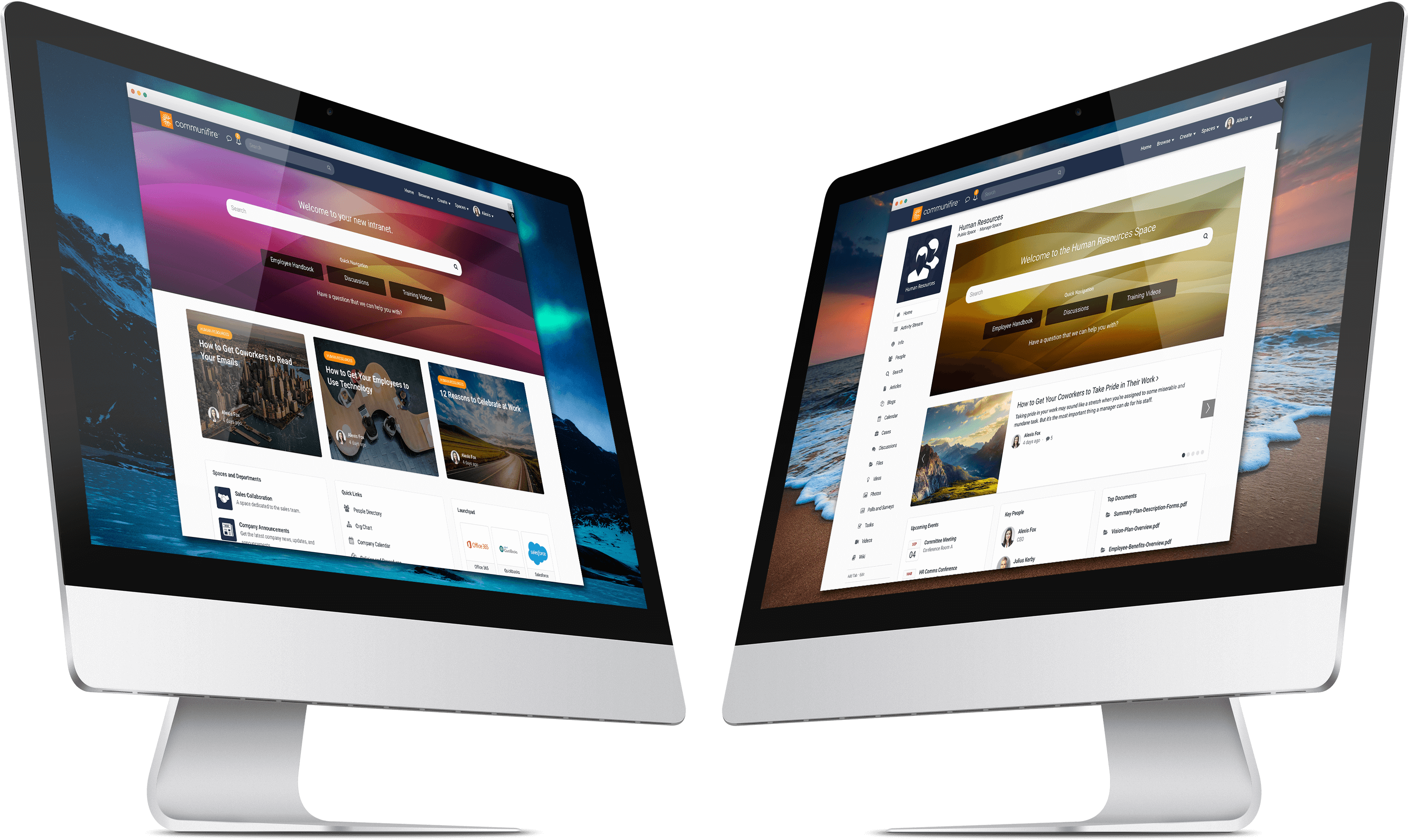 Intranet Homepage - Desktop Computer (3500x2000), Png Download