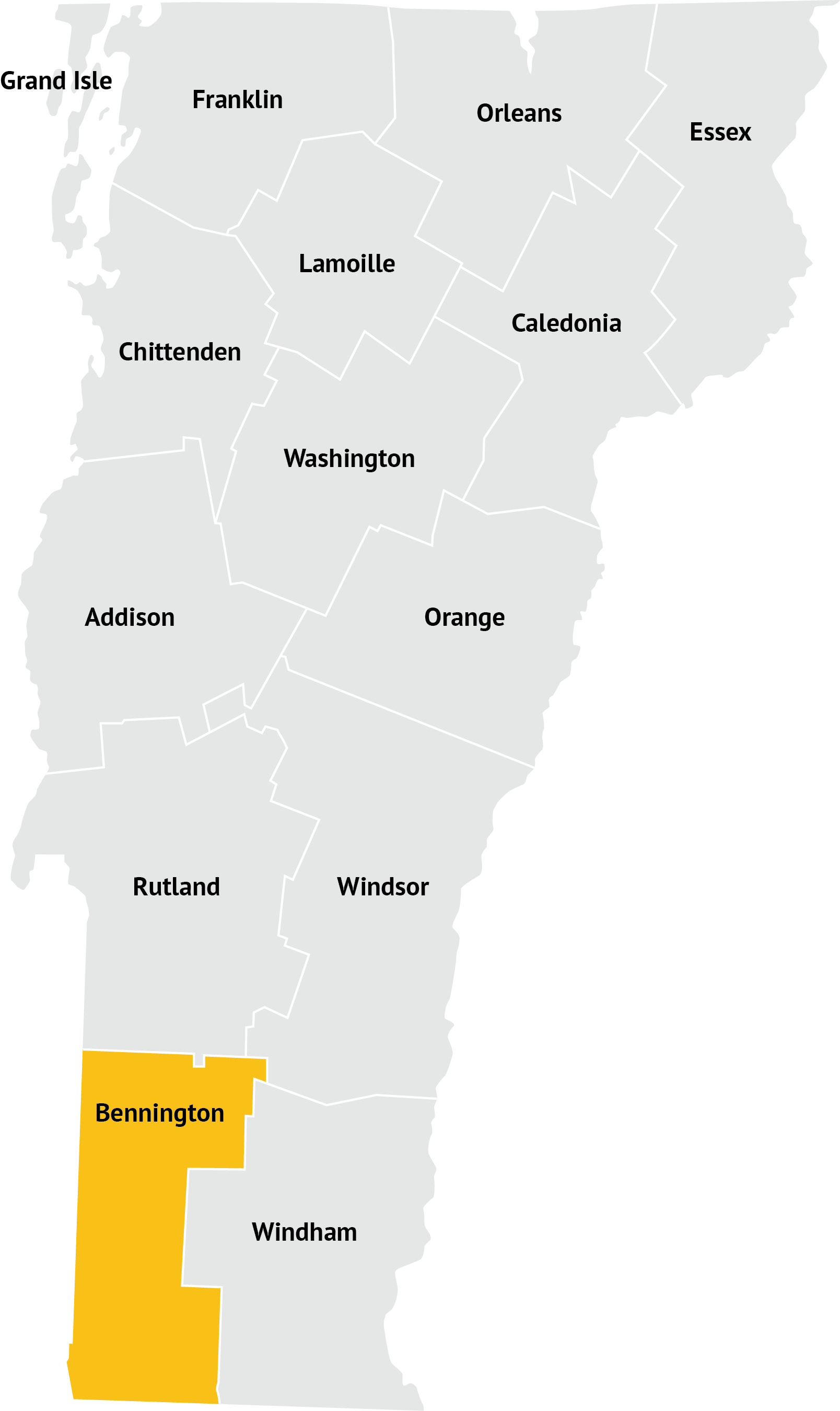 Project Against Violent Encounters - Map Of Vermont (1608x2701), Png Download