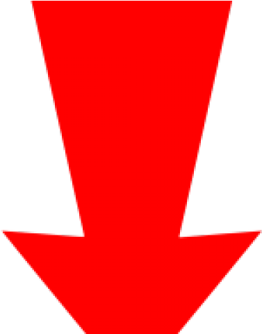 Red Arrow Down - Colorfulness (640x480), Png Download