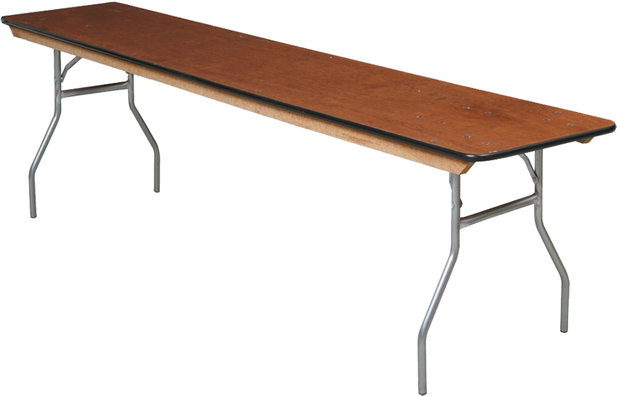Ps Furniture Sm1872 Folding Table, Rectangle - 4 X 18 Table (900x900), Png Download