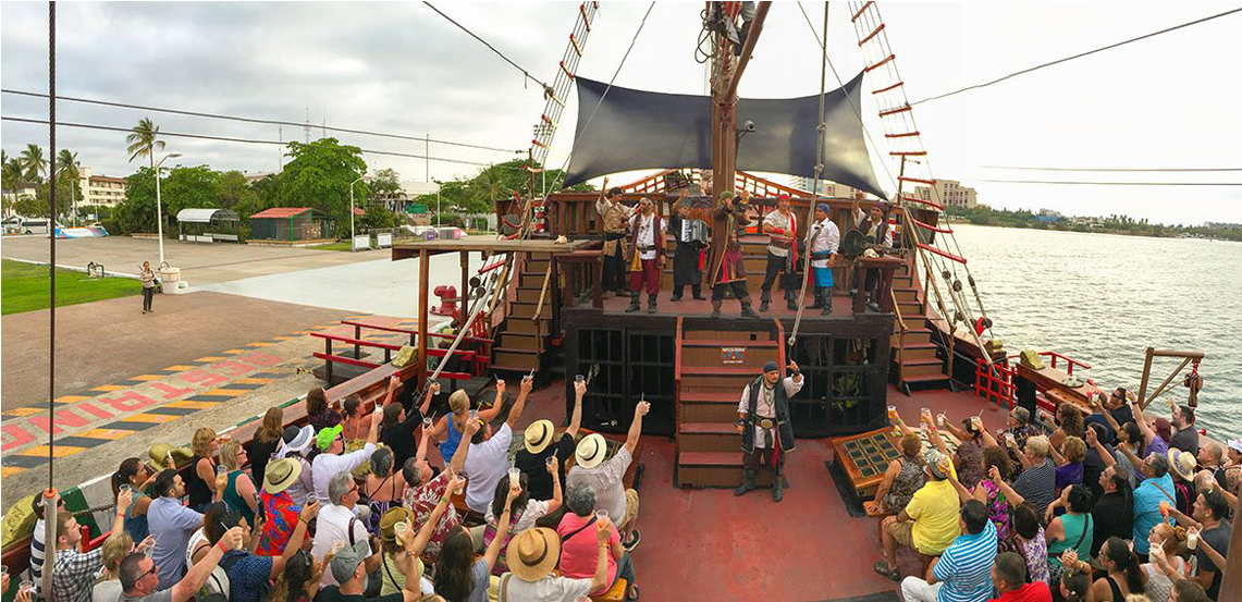 Pirate Ship Day Tour - New Year's Eve Gala Party Puerto Vallarta (1140x759), Png Download