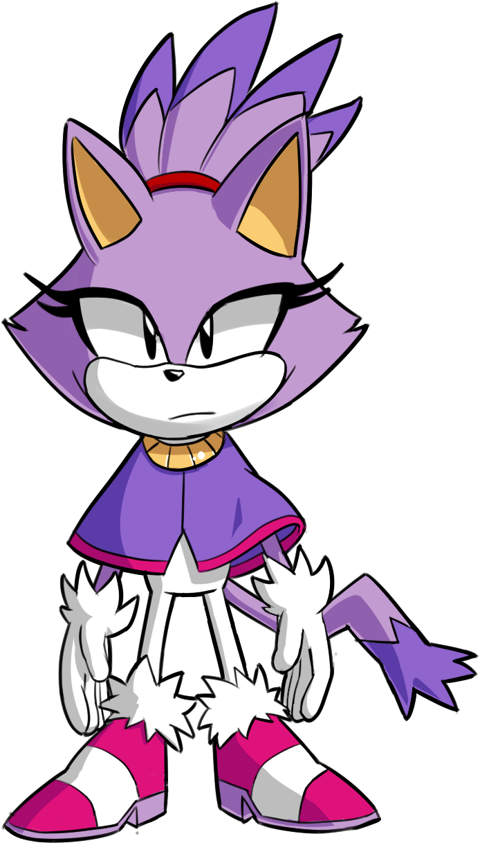 My Idea Of What Classic Blaze The Cat Might Look Like - Blaze The Cat Fanart (947x1318), Png Download