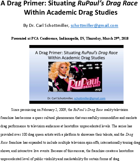 Pdf - "rupaul's Drag Race" (2009) (612x792), Png Download