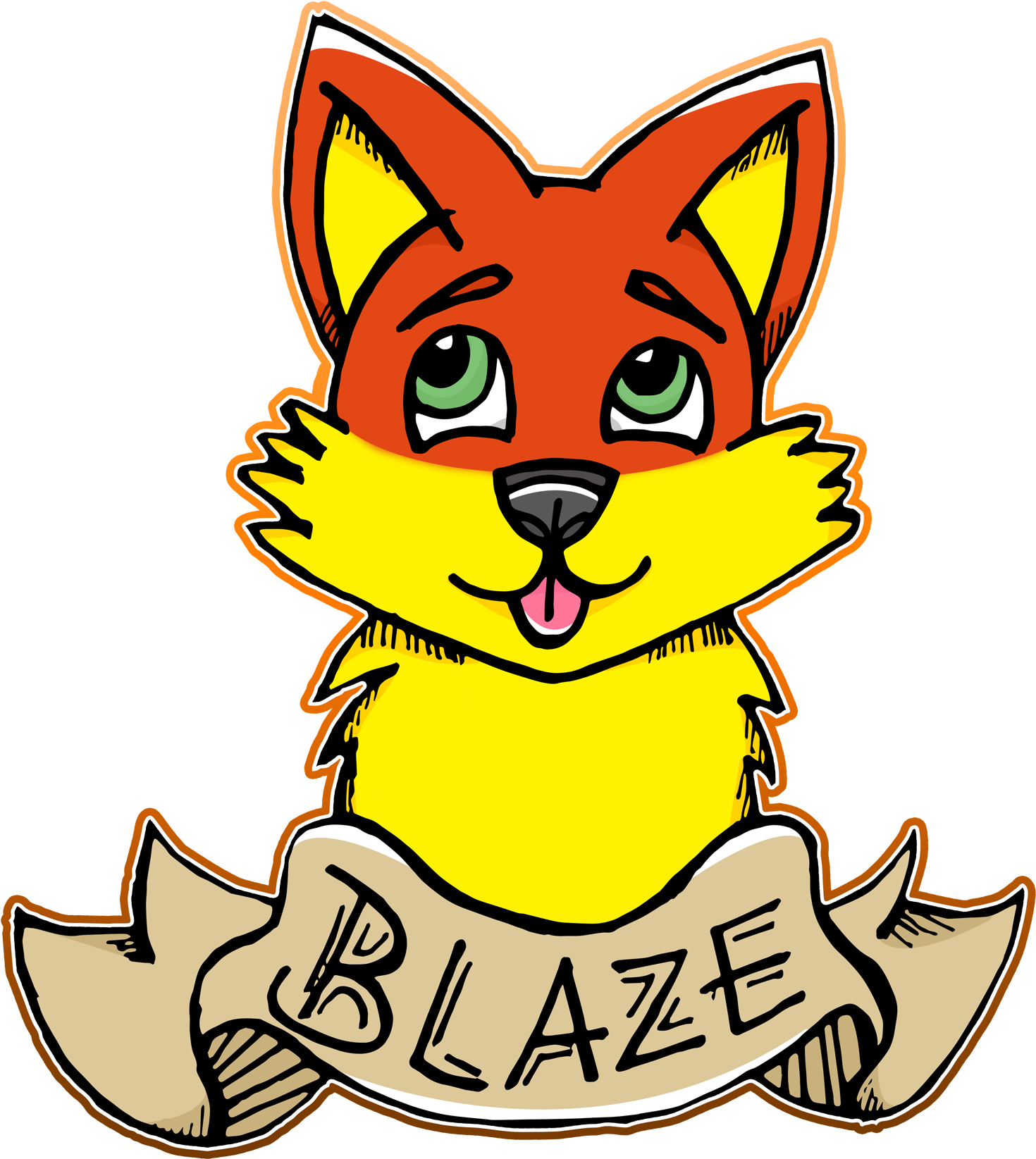 Blaze - Cartoon Chicken Running (1913x1913), Png Download